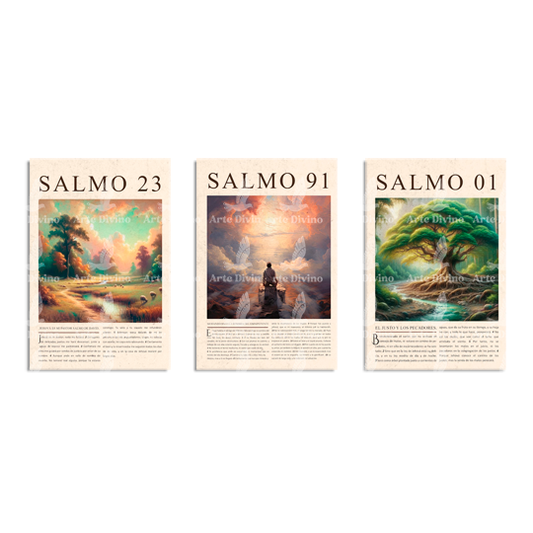 "BUENAS NUEVAS" SET DE CUADROS DECORATIVOS