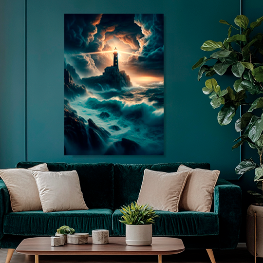 HE GUIDES US (PSALM 48:14) DECORATIVE PICTURE