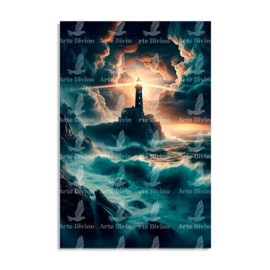 ÉL NOS GUÍA (SALMO 48:14) CUADRO DECORATIVO