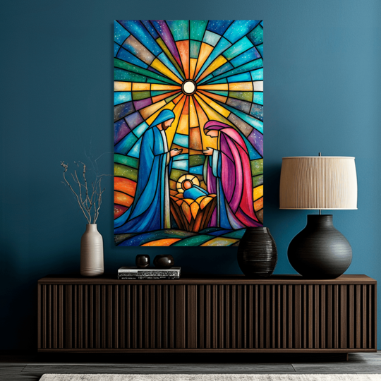 MIRACLE OF BETHLEHEM (MATTHEW 1:18) DECORATIVE PICTURE
