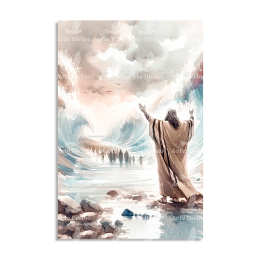 EL PASO DIVINO (EXODO 14:21) CUADRO DECORATIVO