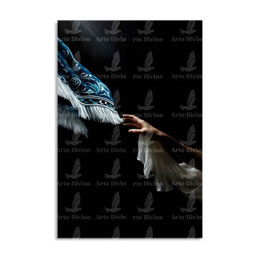 TOQUE DE MANTO (LUCAS 8:40-56) CUADRO DECORATIVO