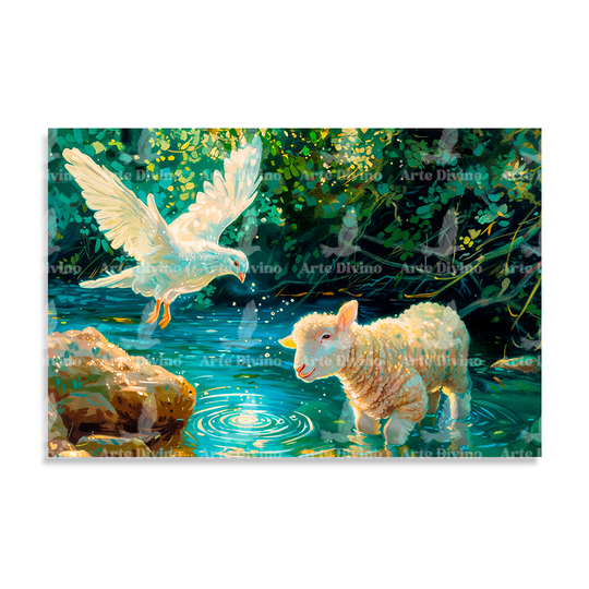 GUIDED BY THE SPIRIT (MATTHEW 3:13-17) DECORATIVE PICTURE