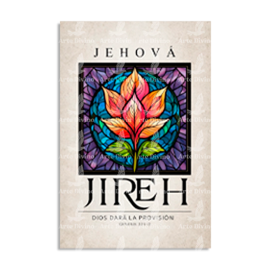 JEHOVÁ ES (JIREH) CUADRO DECORATIVO