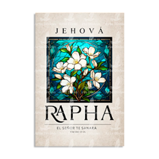 JEHOVÁ ES (RAPHA) CUADRO DECORATIVO