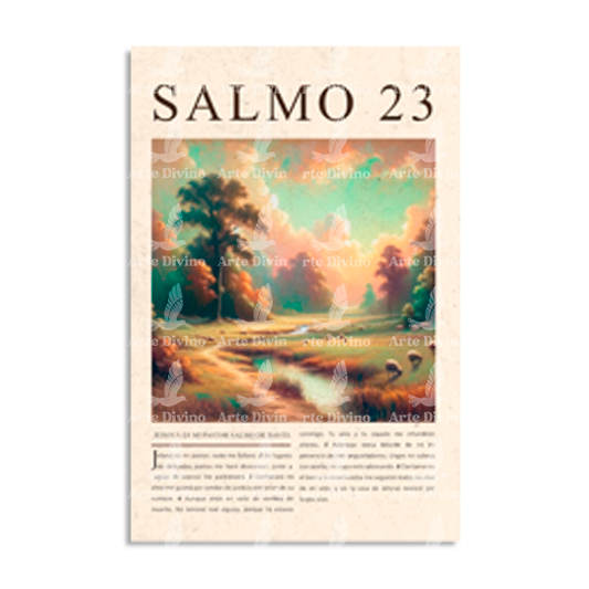 BUENAS NUEVAS (SALMO 23) CUADRO DECORATIVO