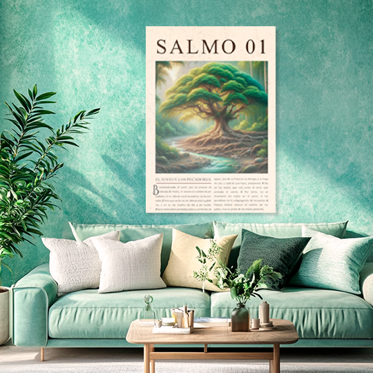 GOOD NEWS (PSALM 01) DECORATIVE PICTURE