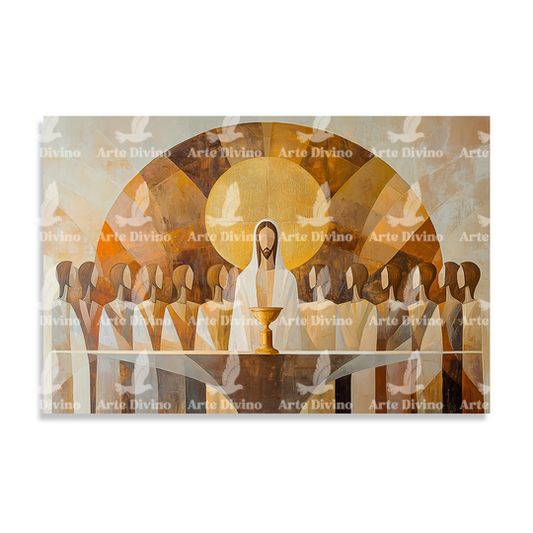 LA MESA CELESTIAL (LUCAS 22:7-20) CUADRO DECORATIVO