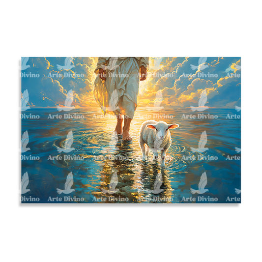 CAMINO DEL SEÑOR (JUAN 10:14) CUADRO DECORATIVO