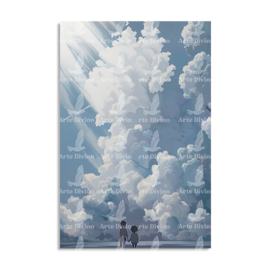 BAJO EL CIELO (SALMO 73:25) CUADRO DECORATIVO