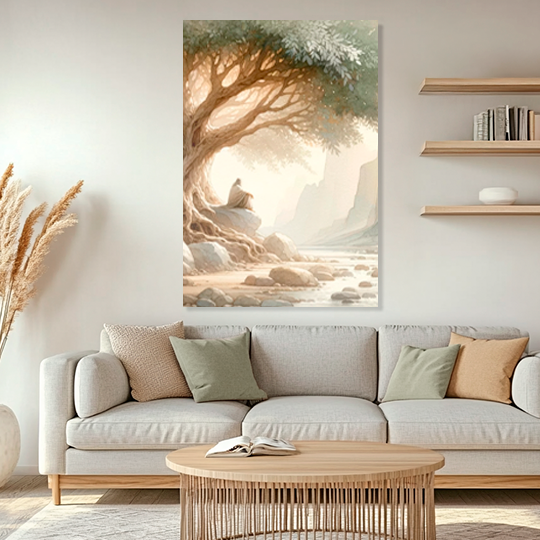 UNDER HIS SHADOW (PSALM 91) DECORATIVE PICTURE