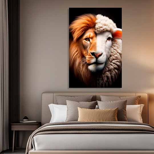 STRONG AND HUMBLE (REVELATION 5:1-5) DECORATIVE PICTURE