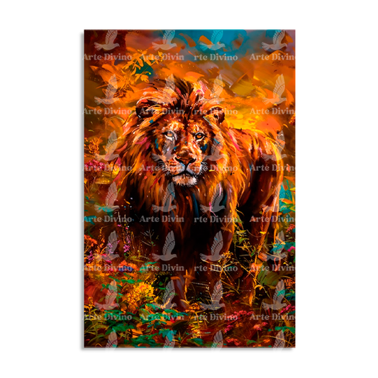 EL LEÓN DE LA TRIBU (LEÓN DE JUDÁ) CUADRO DECORATIVO