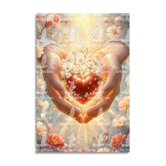 SHINING OF THE SOUL (EZEKIEL 36:26) DECORATIVE PICTURE