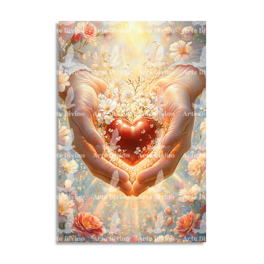 RESPLANDOR DEL ALMA (EZEQUIEL 36:26) CUADRO DECORATIVO