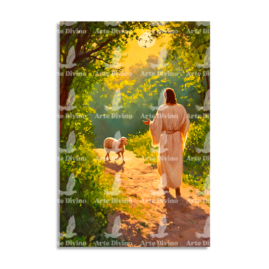 REENCUENTRO (LUCAS 15:4-7) CUADRO DECORATIVO