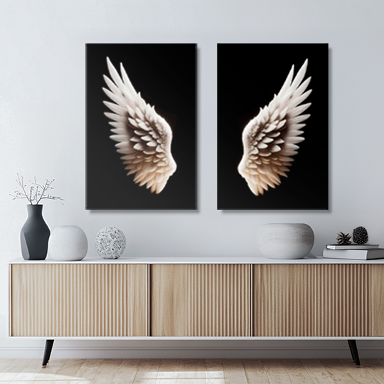 UNDER HIS WINGS (PSALM 91) SET OF DECORATIVE PICTURES