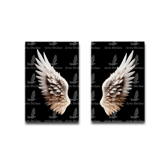 BAJO SUS ALAS (SALMO 91) SET DE CUADROS DECORATIVOS
