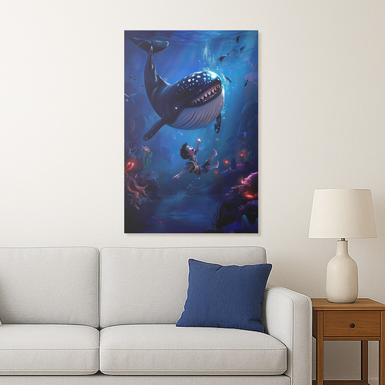 JONAH (JONAS 1:17) DECORATIVE PICTURE