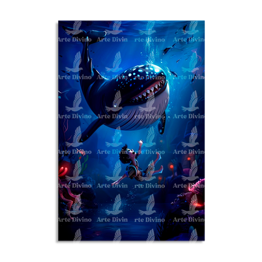 JONÁS (JONAS 1:17) CUADRO DECORATIVO