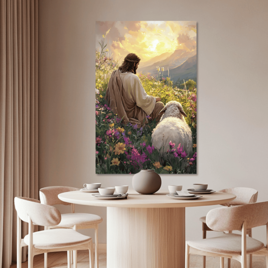LUZ DEL PASTOR (SALMO 23) CUADRO DECORATIVO