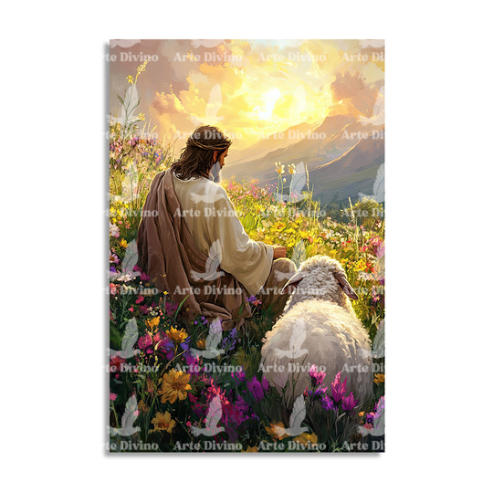 LUZ DEL PASTOR (SALMO 23) CUADRO DECORATIVO
