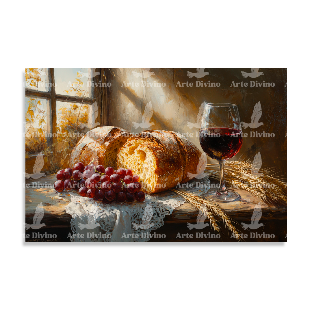 HOLY SUPPER (LUKE 22:19-20) DECORATIVE PICTURE