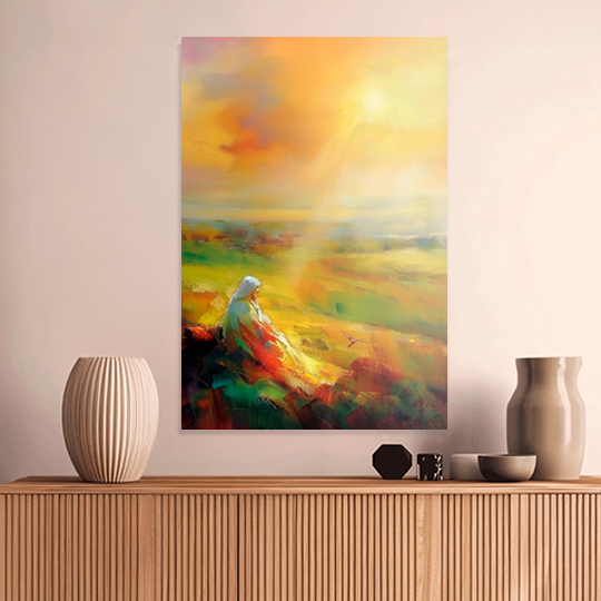 CONTEMPLATING (PSALM 19:1-2) DECORATIVE PICTURE
