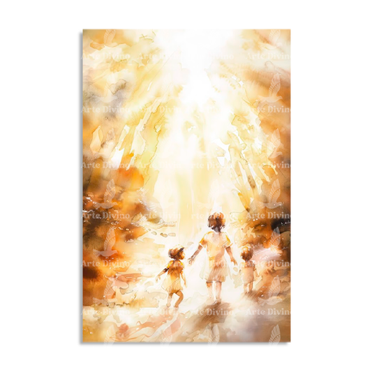 SER COMO NIÑOS (MATEO 19:14) CUADRO DECORATIVO