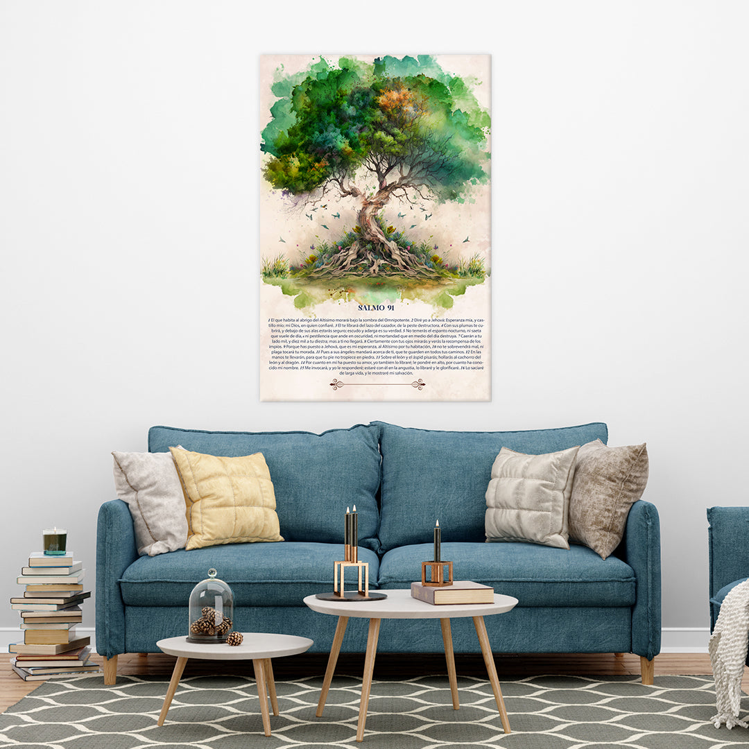 "Eternal Life" watercolor (vertical)