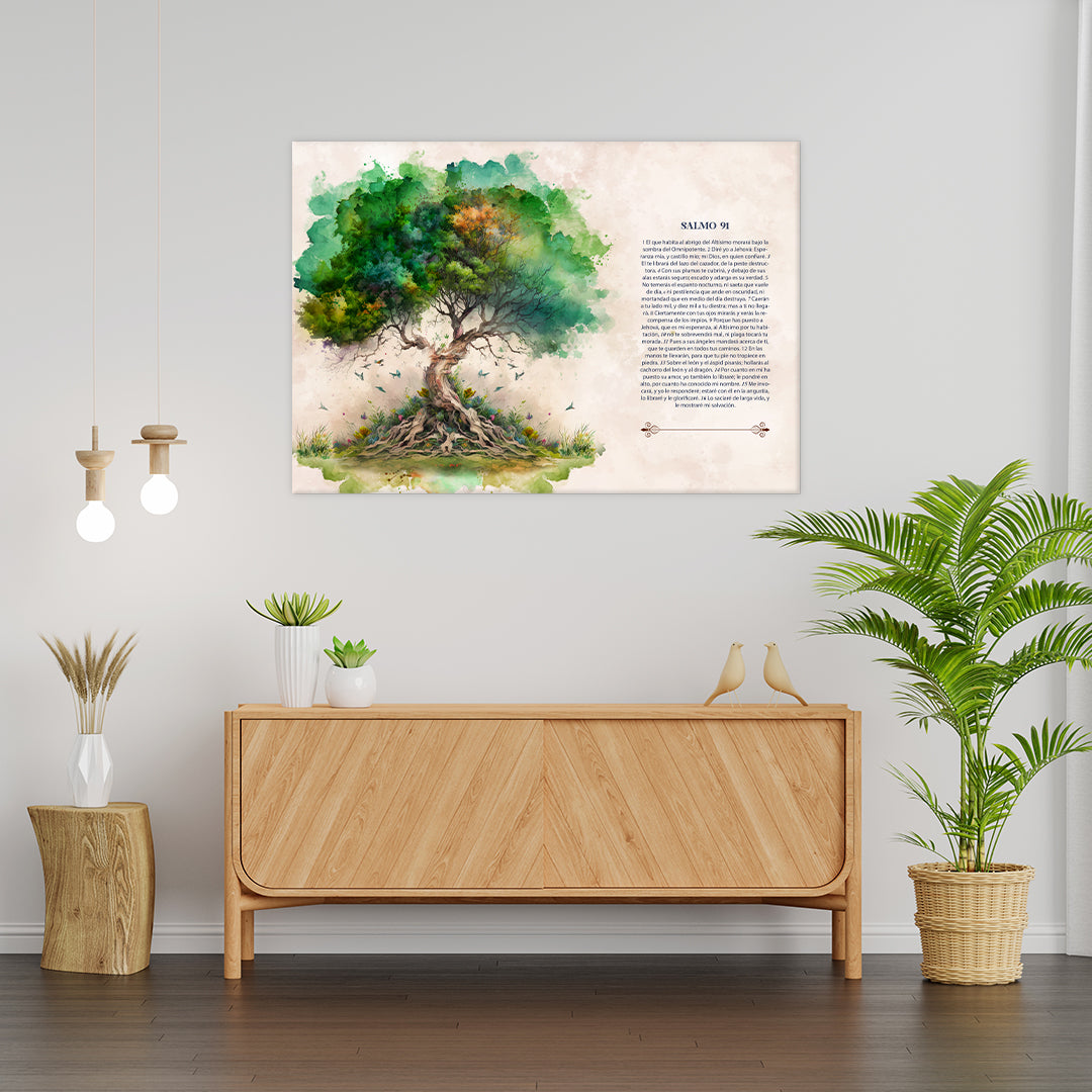 "Eternal Life" watercolor (horizontal)