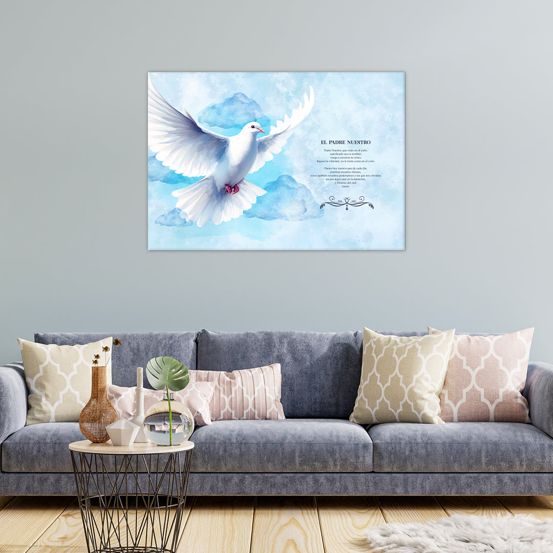 "In the sky" watercolor (horizontal)