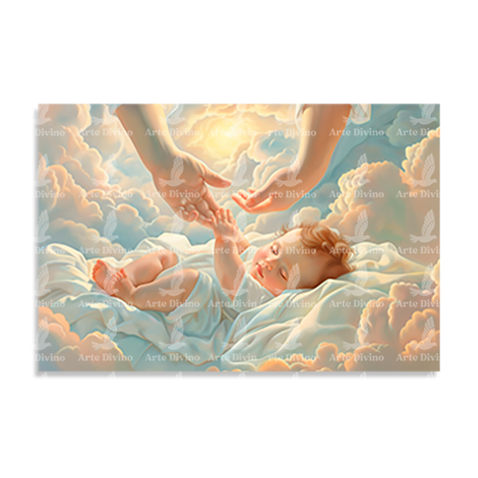 BAJO LA GRACIA (MATEO 19:14)CUADRO DECORATIVO