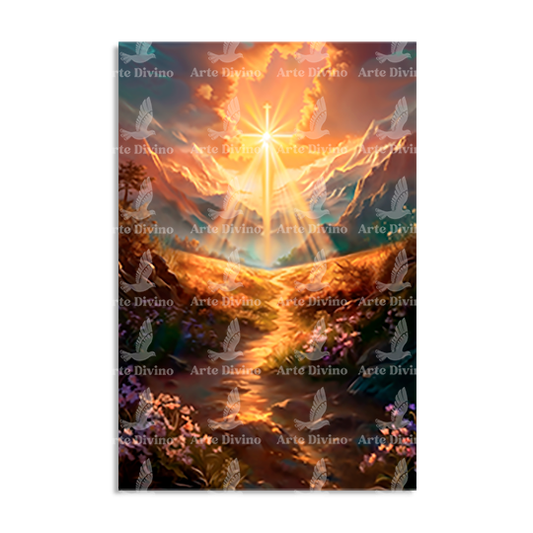 SENDERO DE LUZ (ISAÍAS 41:10) CUADRO DECORATIVO