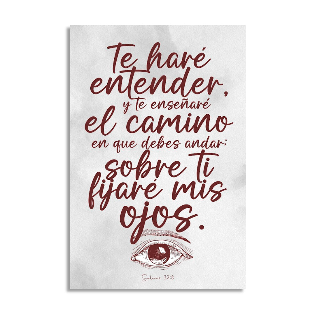 "PSALMS 32:8" decorative painting