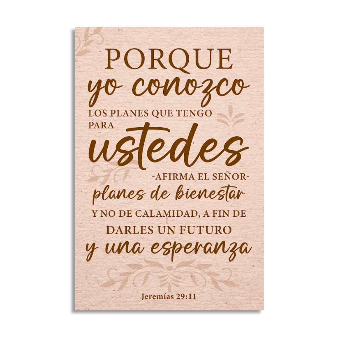 "JEREMIAH 29:11" decorative painting