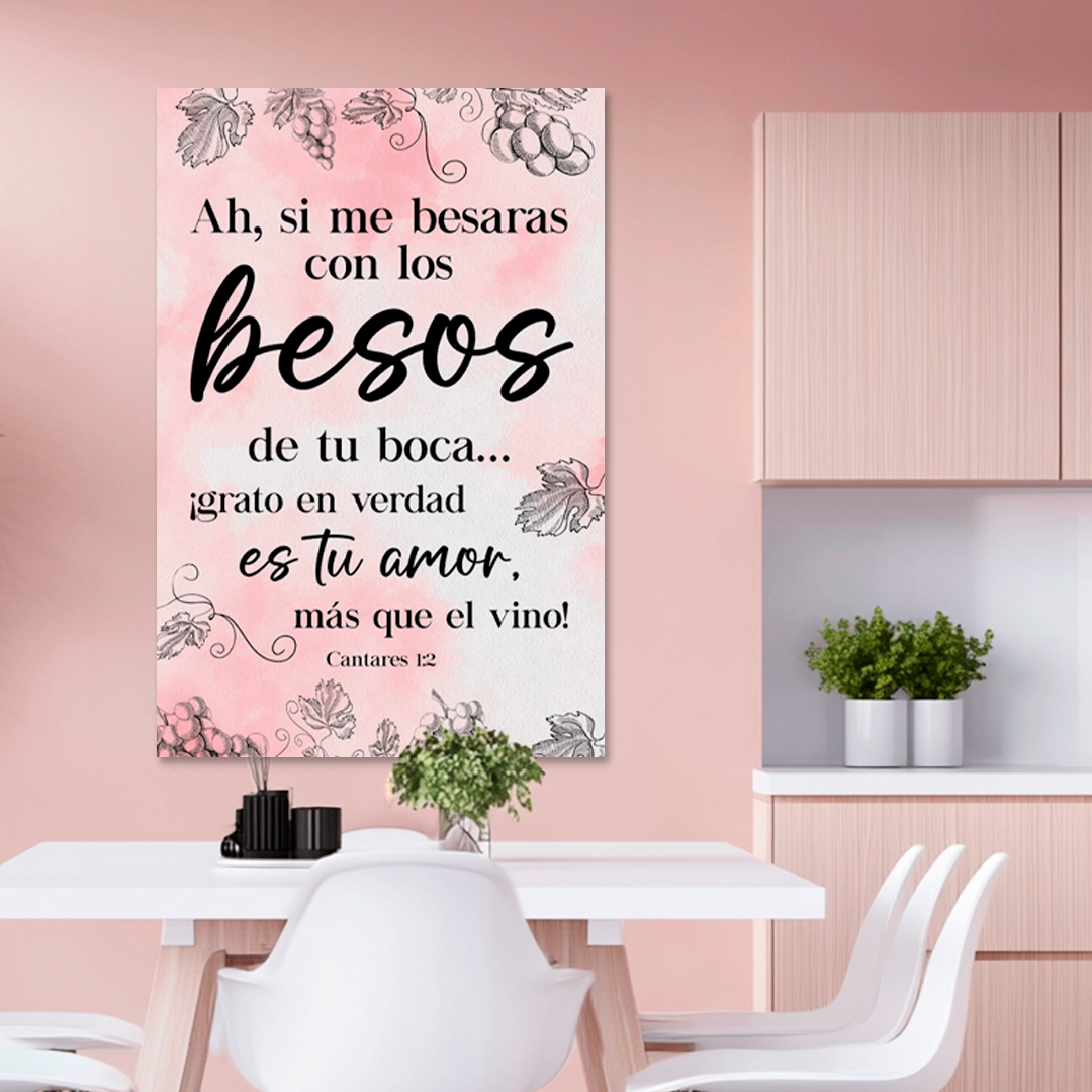 "SONGS 1:2" decorative painting
