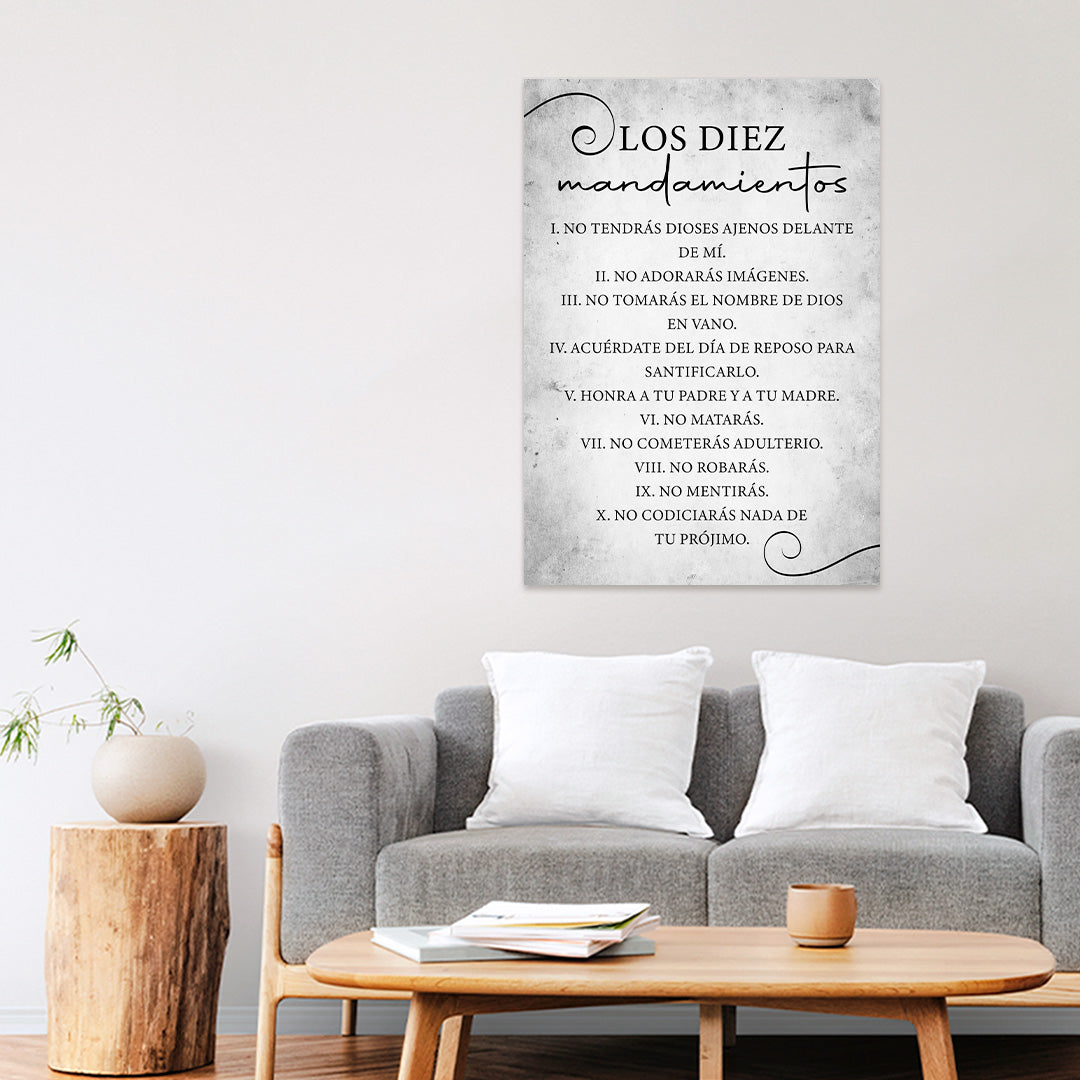 "10 Commandments" decorative painting