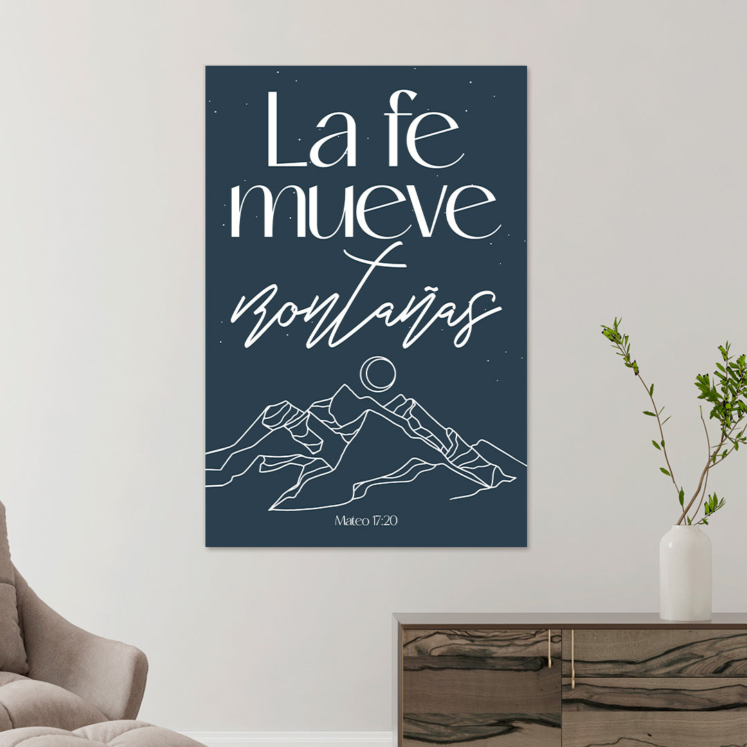 "MATTHEW 17:20" decorative painting