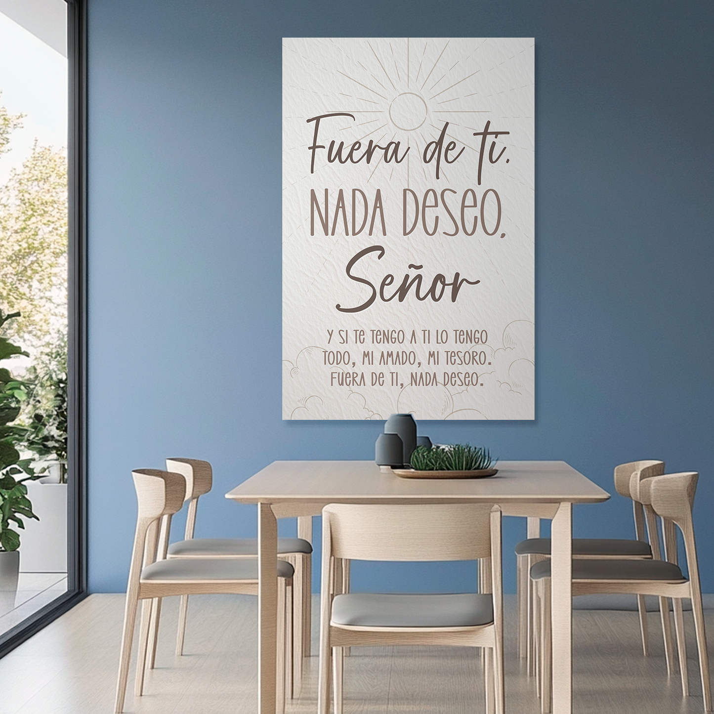 "I DESIRE NOTHING BUT YOU, LORD" decorative painting
