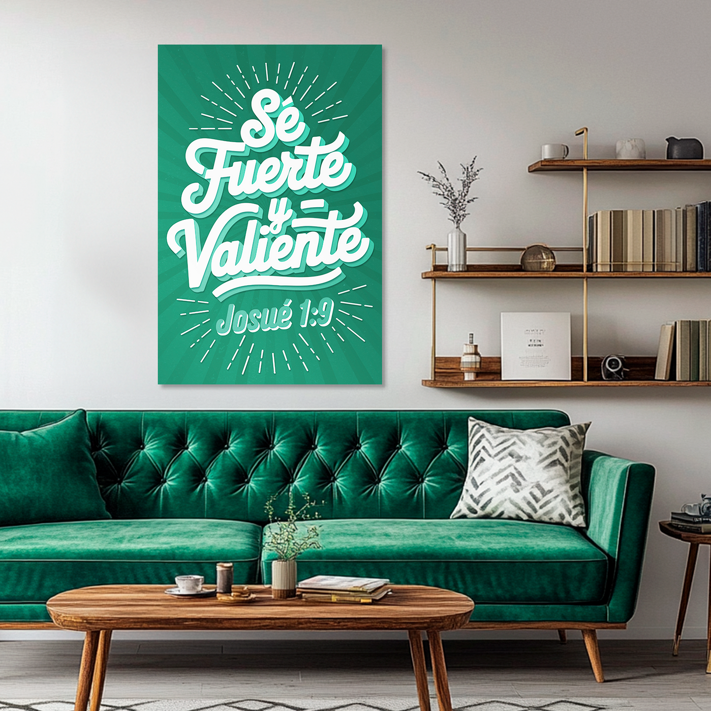 "JOSHUA 1:9" decorative painting