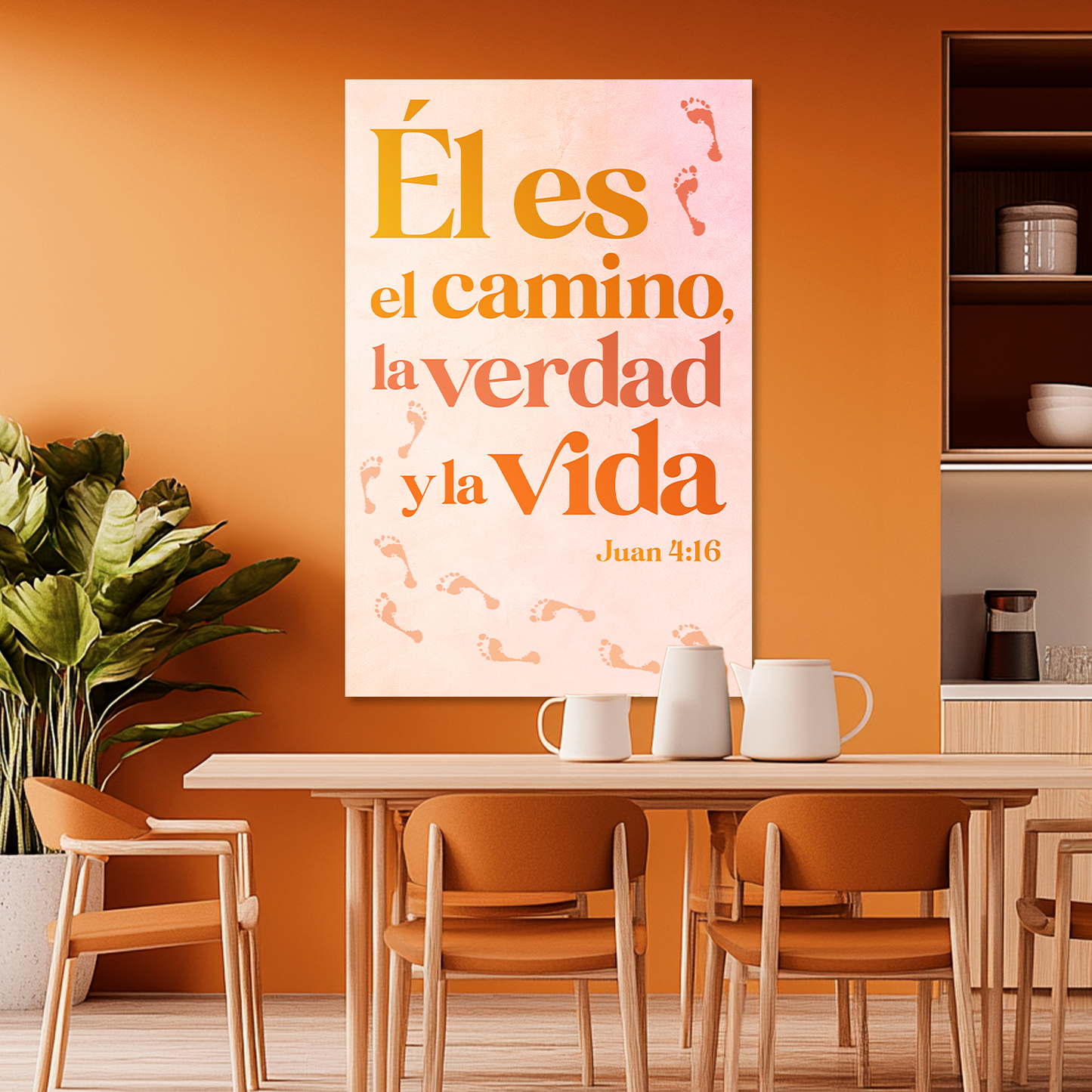 "JOHN 14:6" decorative painting