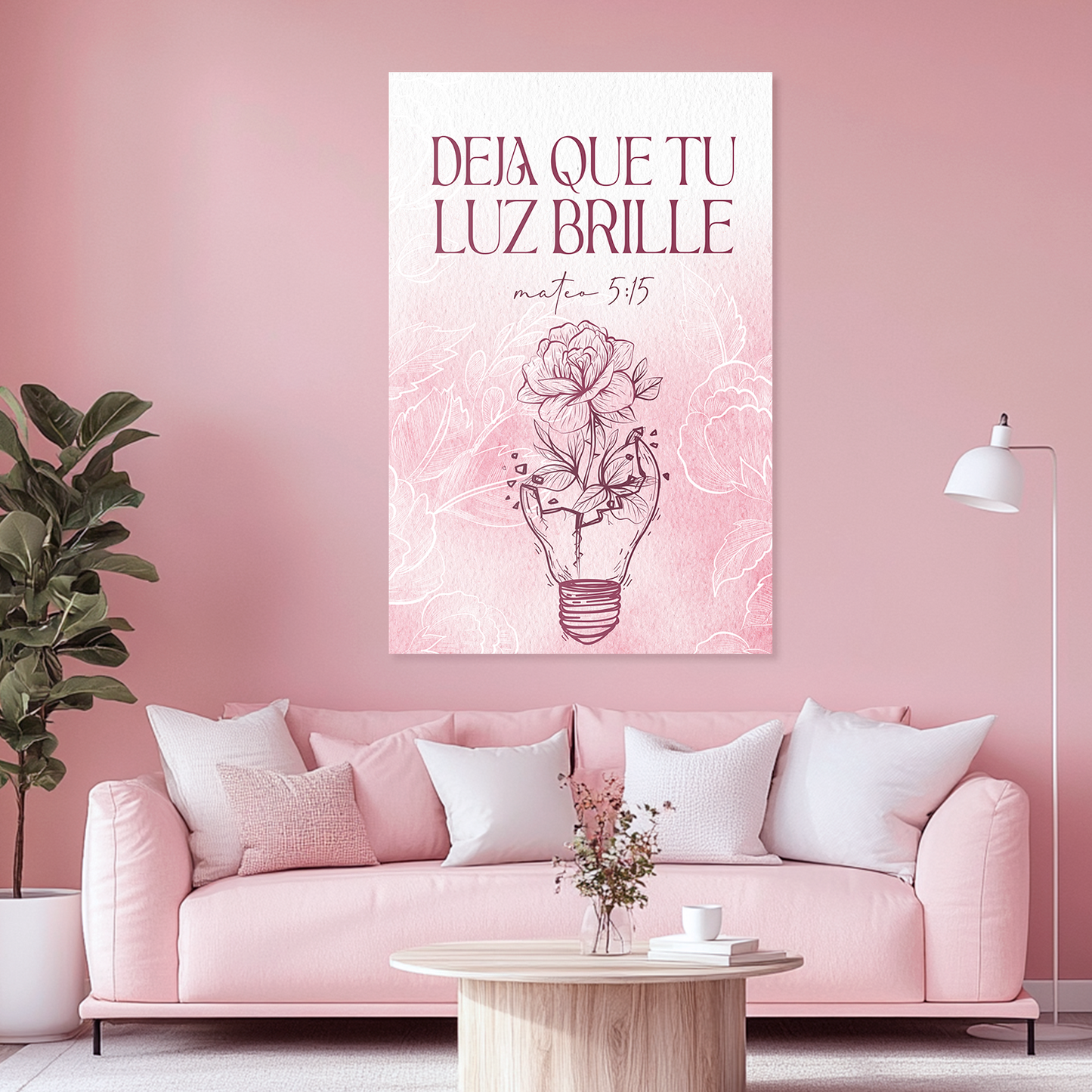 "MATTHEW 5:15" decorative painting