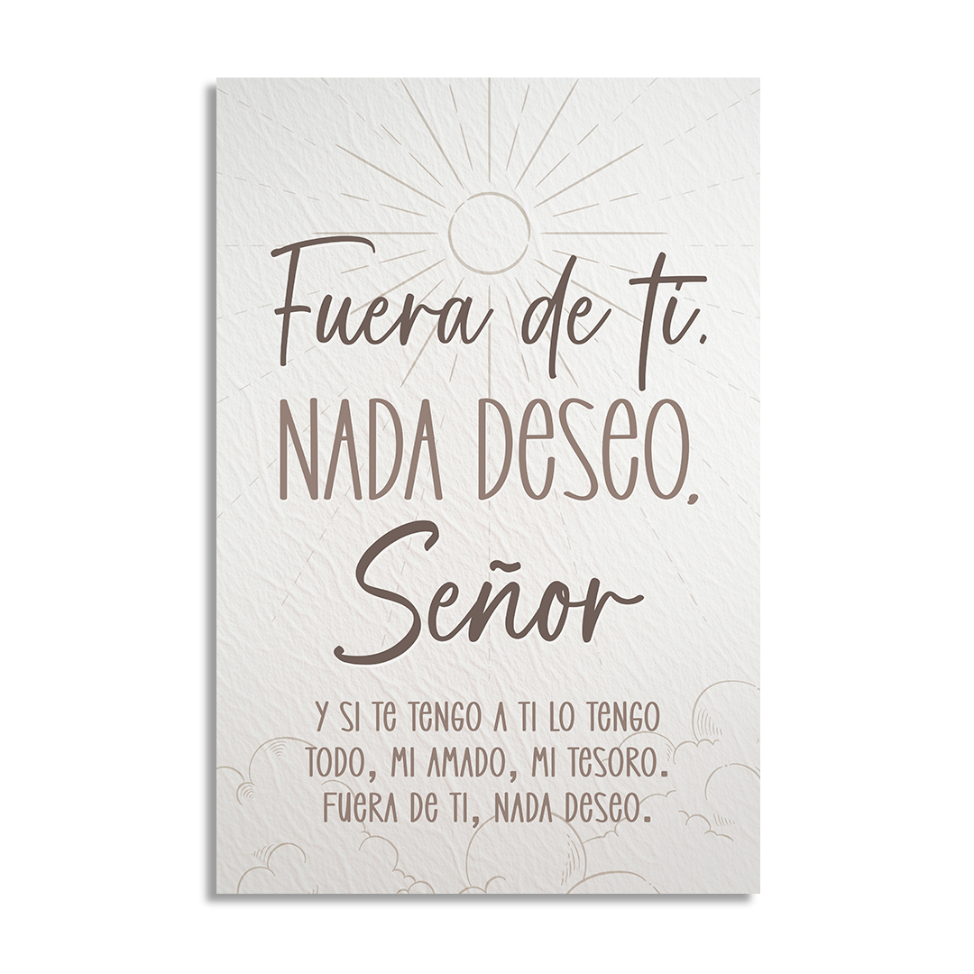 "I DESIRE NOTHING BUT YOU, LORD" decorative painting