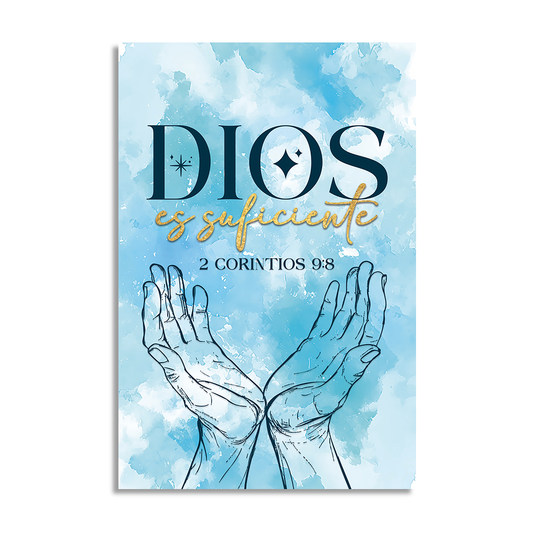 "DIOS ES SUFICIENTE" cuadro decorativo
