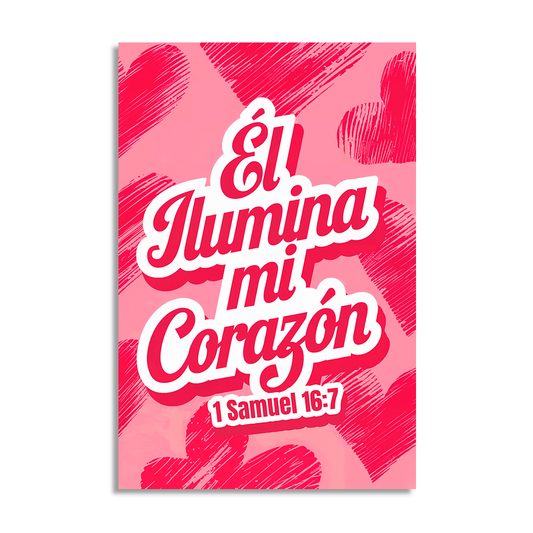 "ILUMINA MI CORAZÓN" cuadro decorativo