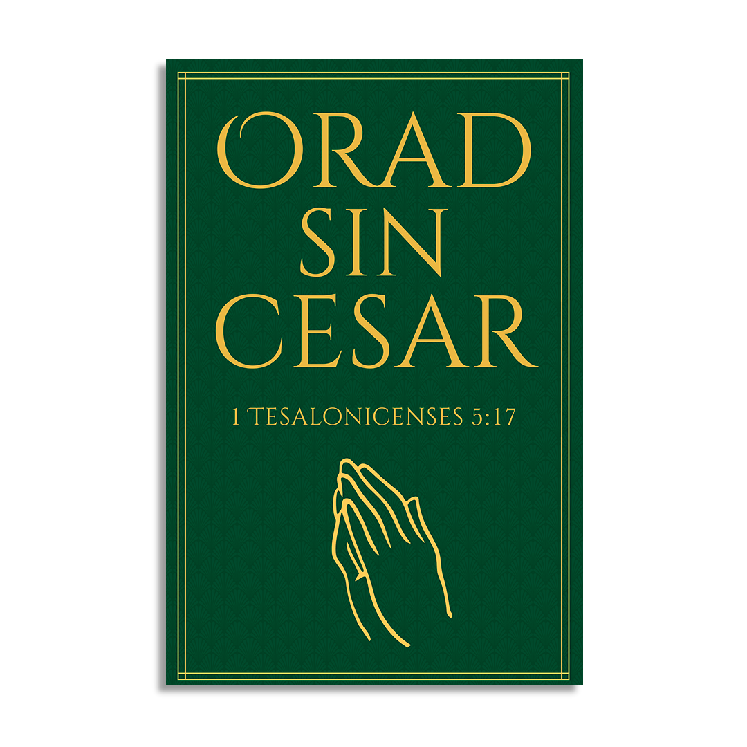 "PRAY WITHOUT CEASE" decorative painting