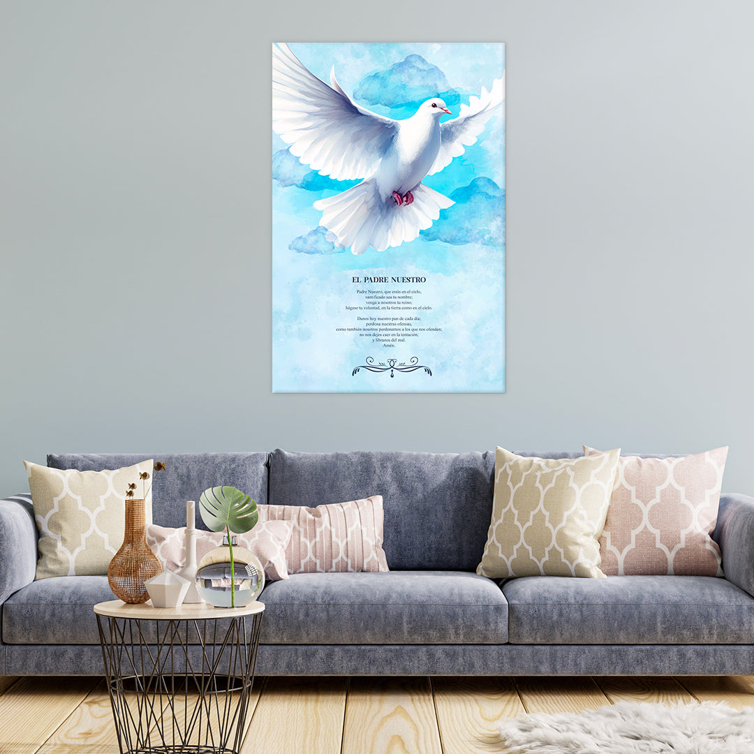 "In the sky" watercolor (vertical)