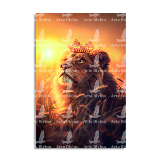 MAJESTY OF JUDAH (LION OF JUDAH) DECORATIVE PICTURE