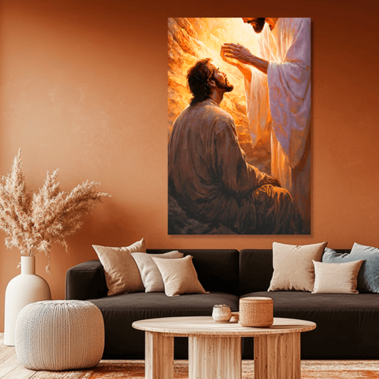 HEALING HANDS (JOHN 9:1-12) DECORATIVE PICTURE